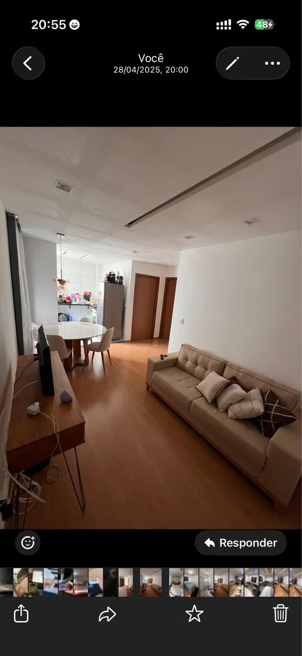 Sofá de 3 lugares linho  - Foto 3