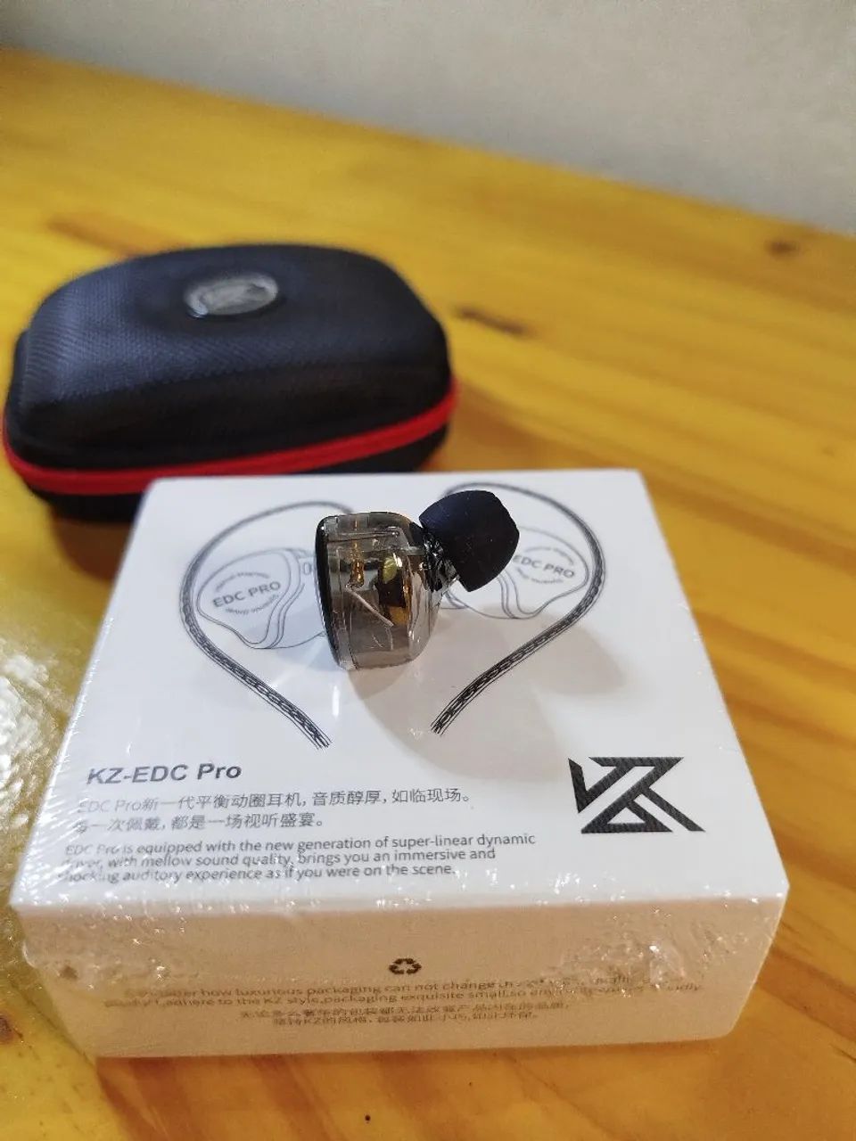 Fone Profissional KZ EDC Pro - grátis bag - Lacrado! - Foto 2