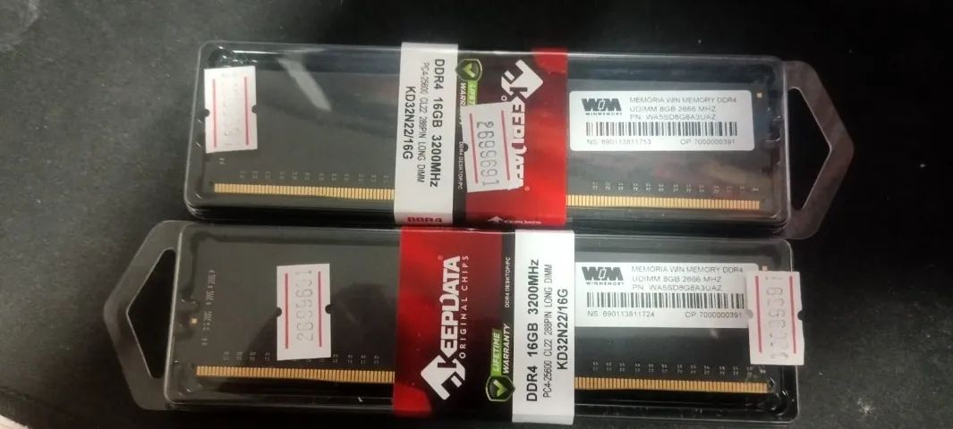 16 GB DDR4 2666MHZ - 2 X 8GB Win Memory - Memória RAM - Parque