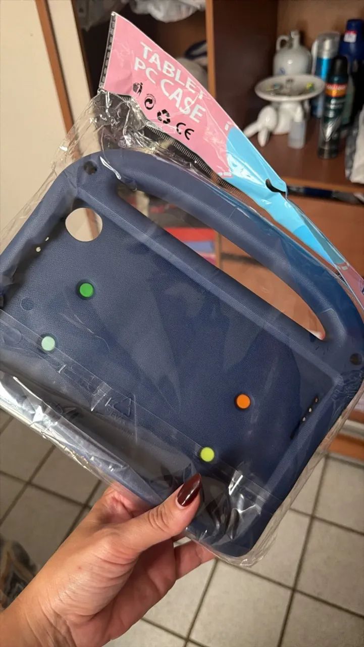 CAPA INFATIL DE SILICONE COMPATIVAL PARA TABLET A11 E A9 8.7 POLEGADAS - Foto 3