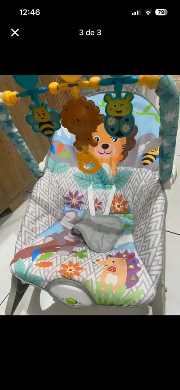Cadeirinha que vibra de bebê 