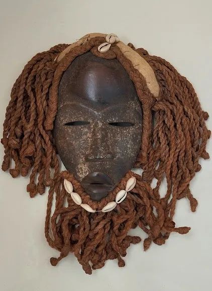 Máscara africana Dan originário da Costa do Marfim e Libéria - Foto 2