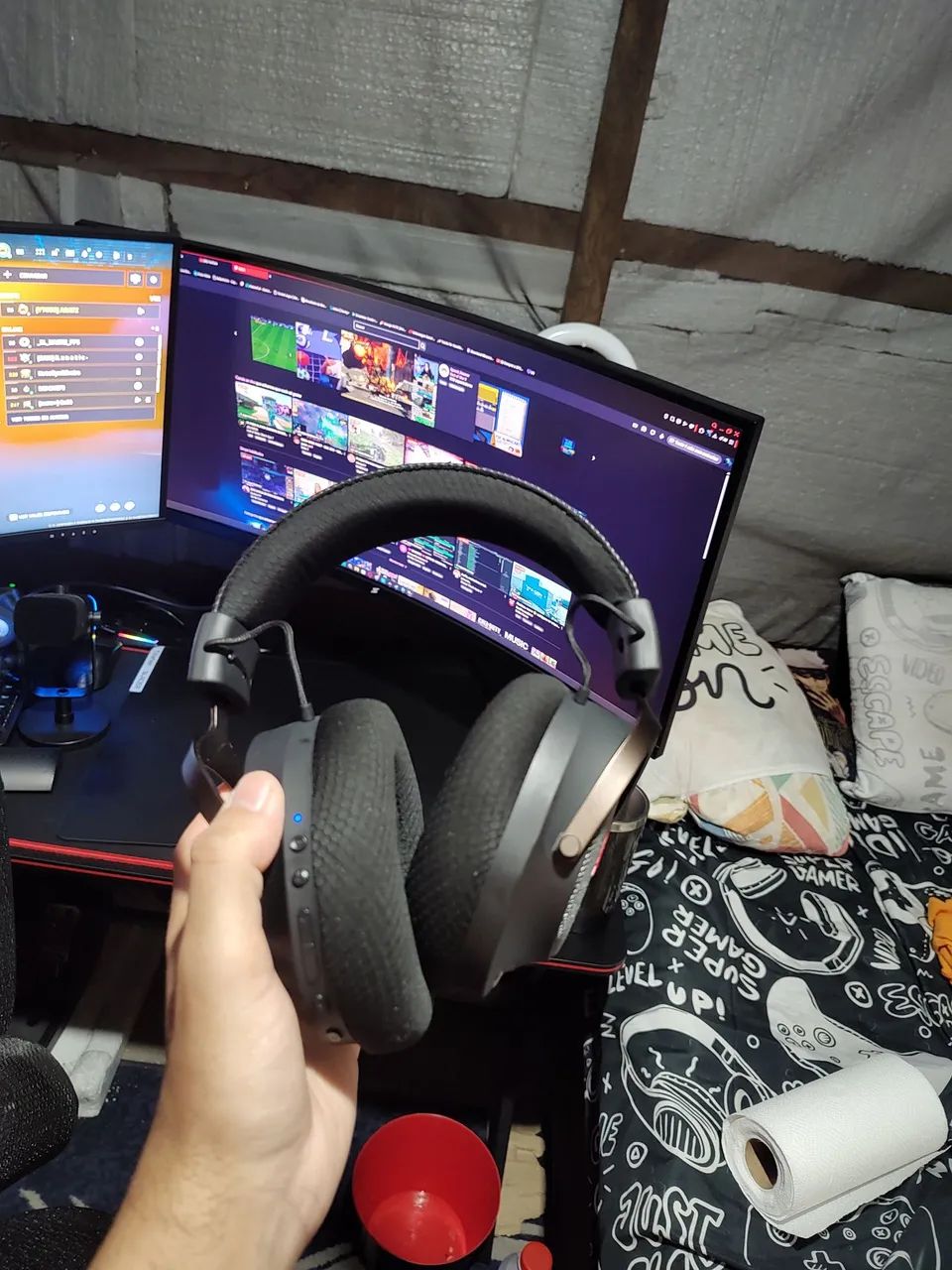 Headset redragon Arrow 2.4 GHZ  - Foto 2