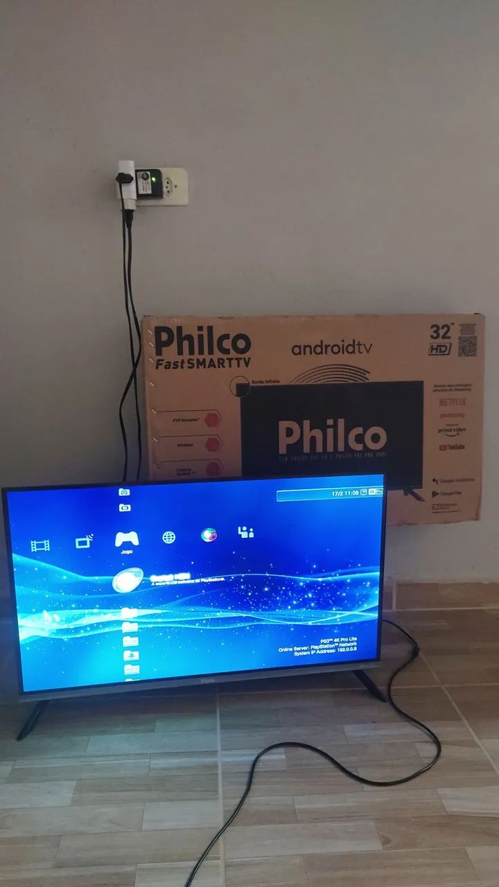 Smart tv LED HD 32 polegadas Philco 