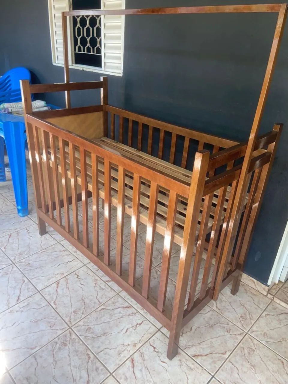 Berço americano madeira pura  - Foto 5