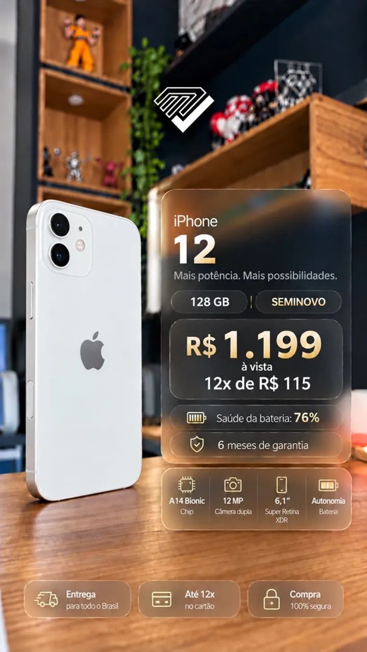 iPhones Novos e Seminovos