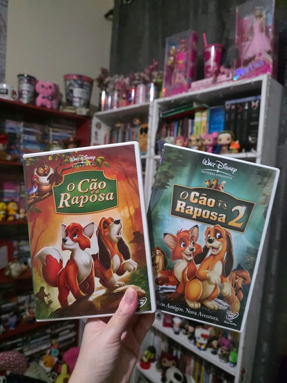 DVD O Cão e A Raposa 1 e 2