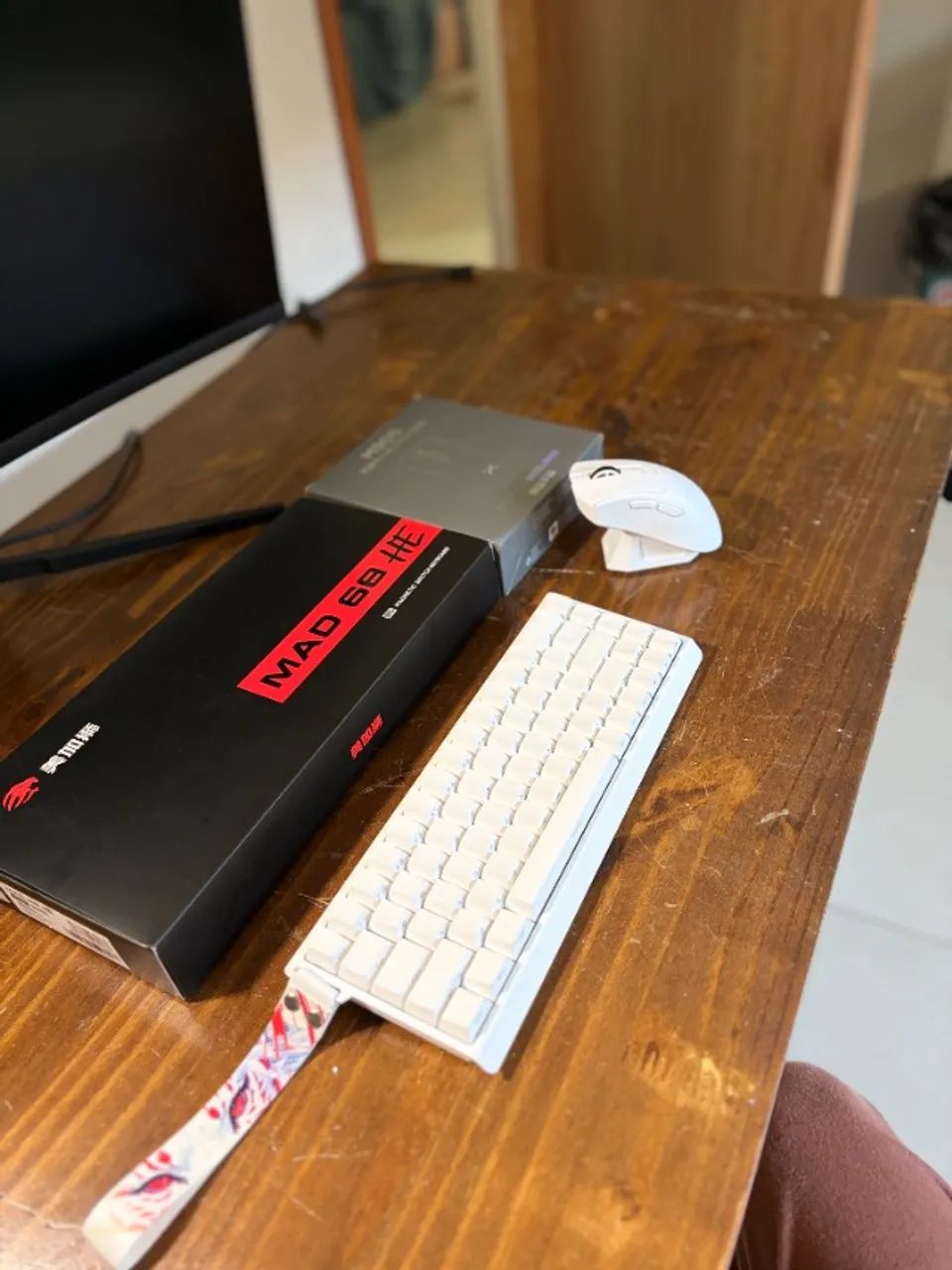 Memorias + Kit Teclado e Mouse Brancos 