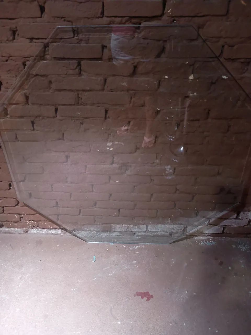 Tampo de mesa Sextavado Vidro 