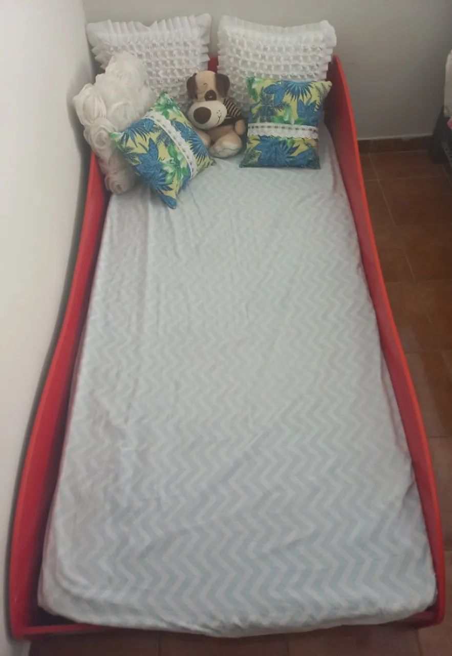 Cama infantil com colchão  - Foto 3