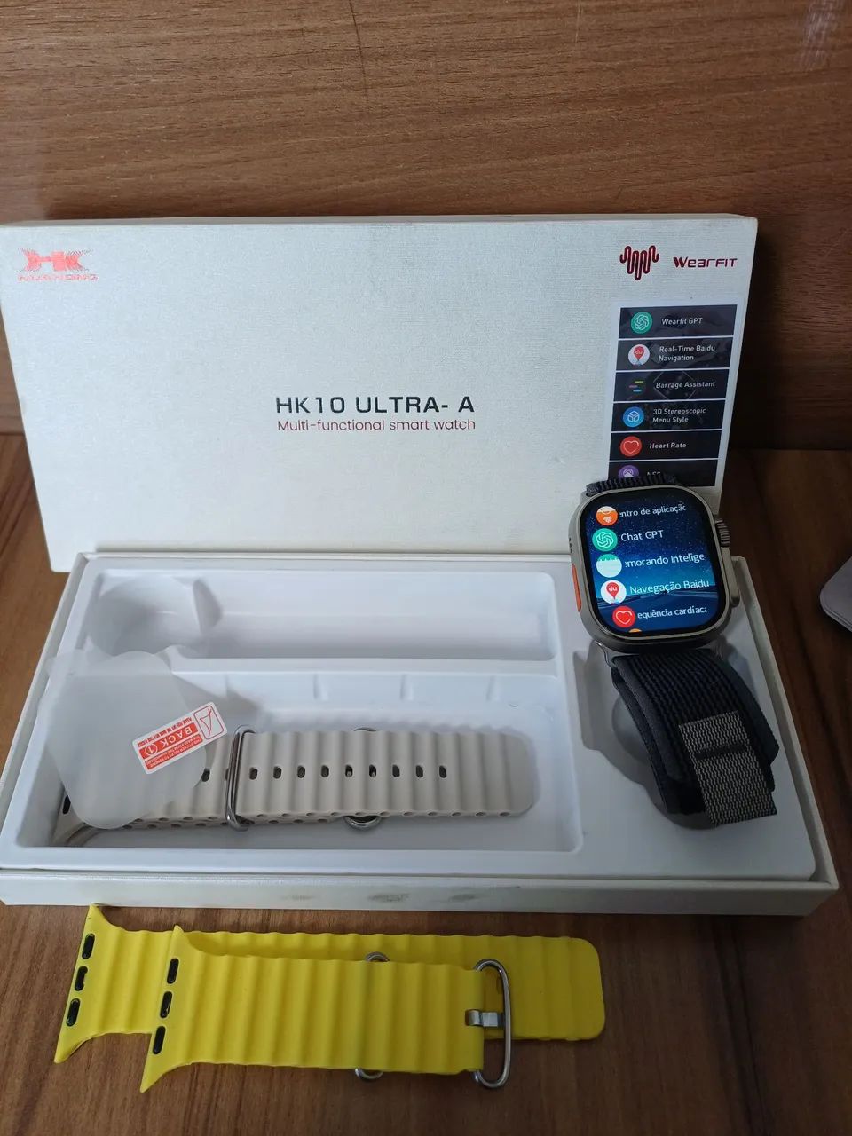 SMARTWATCH ULTRA COM PULSEIRA EXTRA hk10 - Foto 4