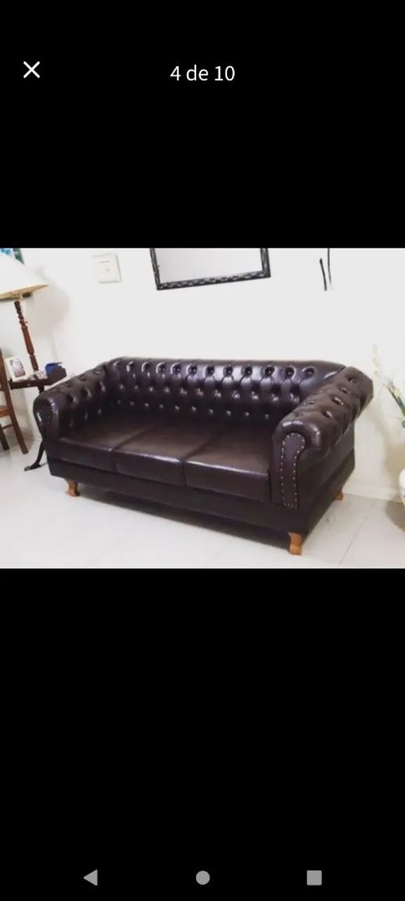 Sofá Chesterfield Retrô - Pronta entrega  - Foto 5