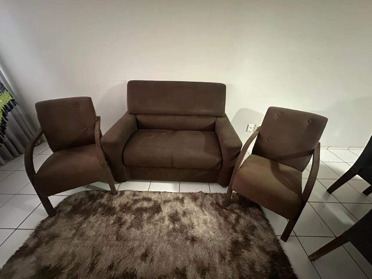 Sofá 2 lugares e duas poltronas  - Foto 5