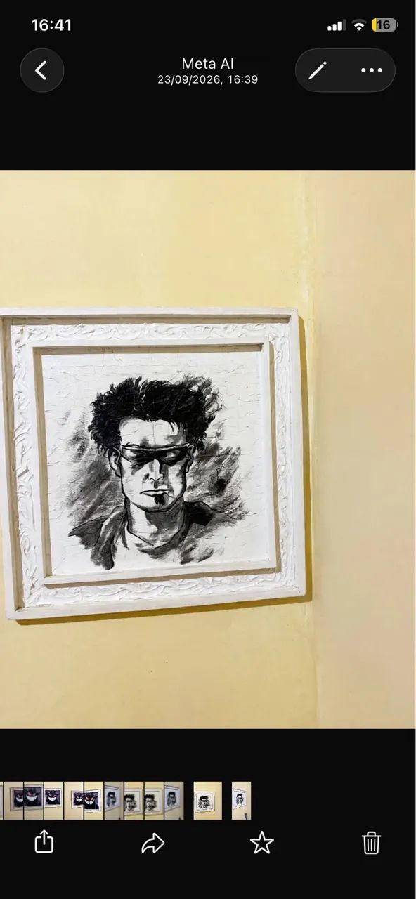 Quadro "olhar escuro " - Foto 2
