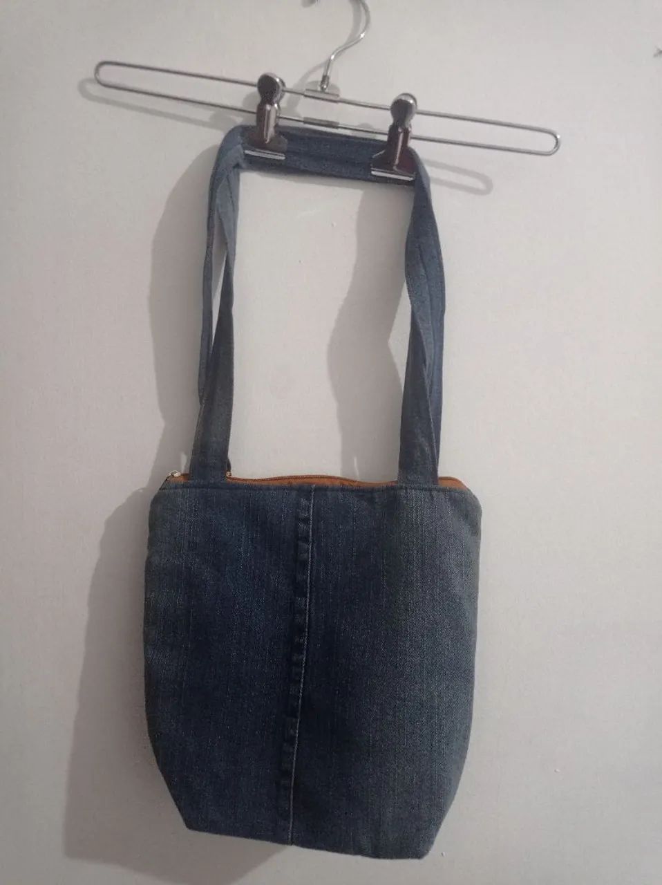 Bolsa jeans feminina peça única  - Foto 2