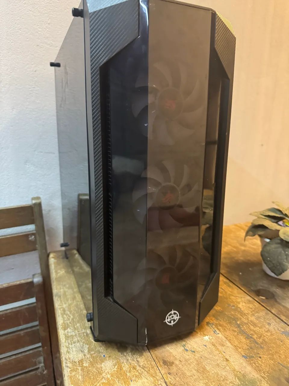 Gabinete gamer com ventoinhas com LED - Foto 3