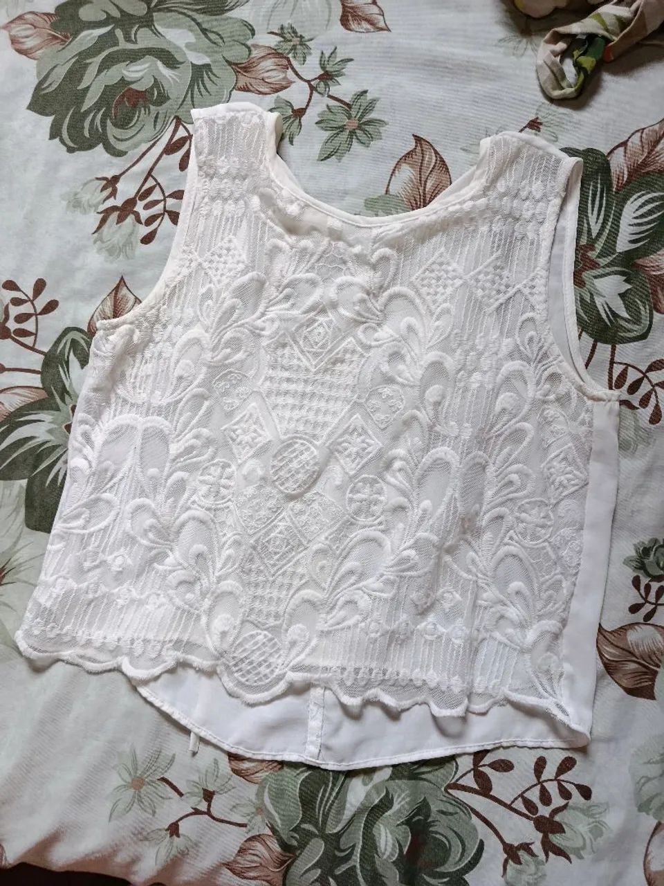 Blusa damyller de renda  - Foto 2