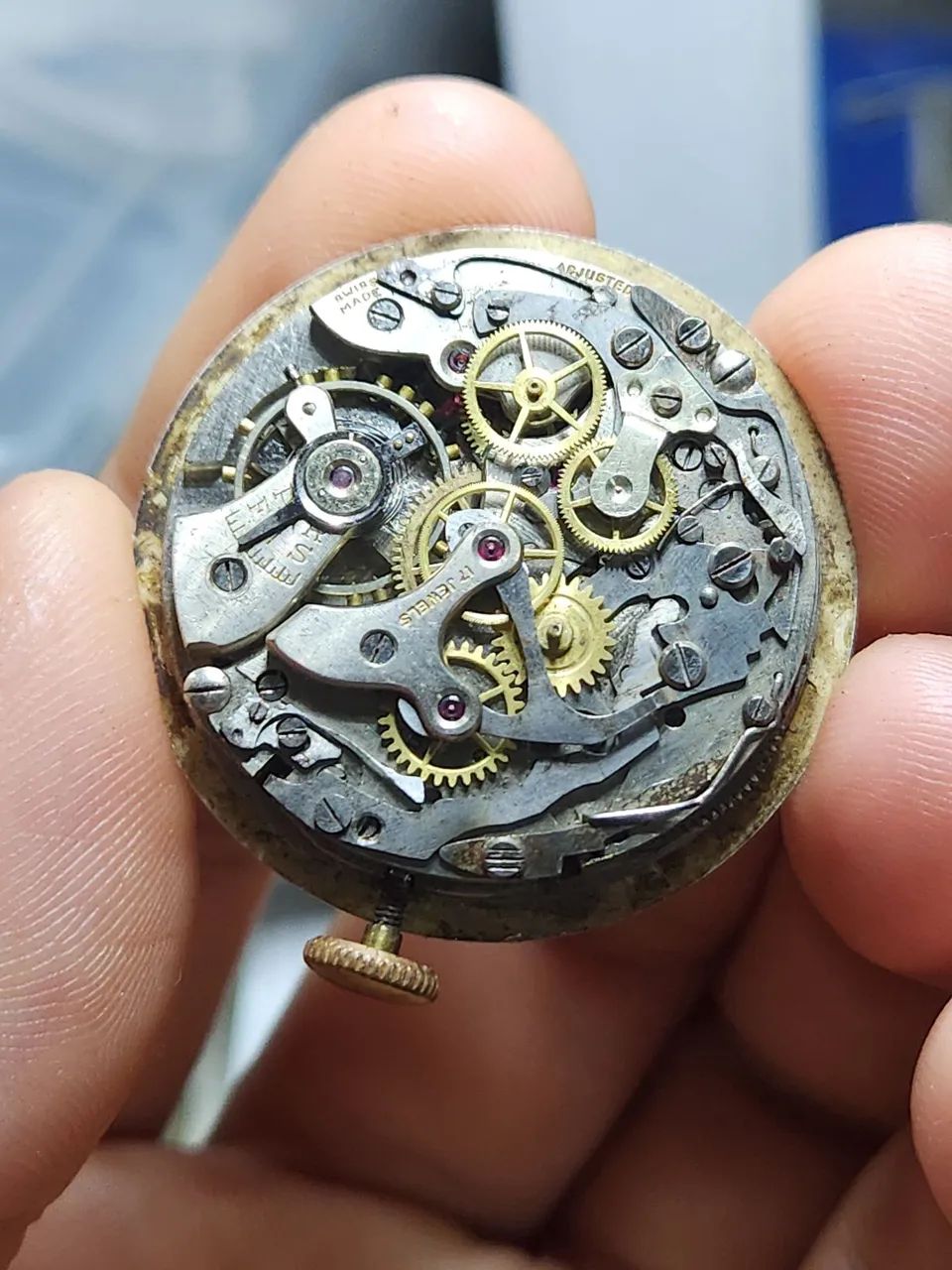 Relógio suíço chronographe Adjusted raridade - Foto 4