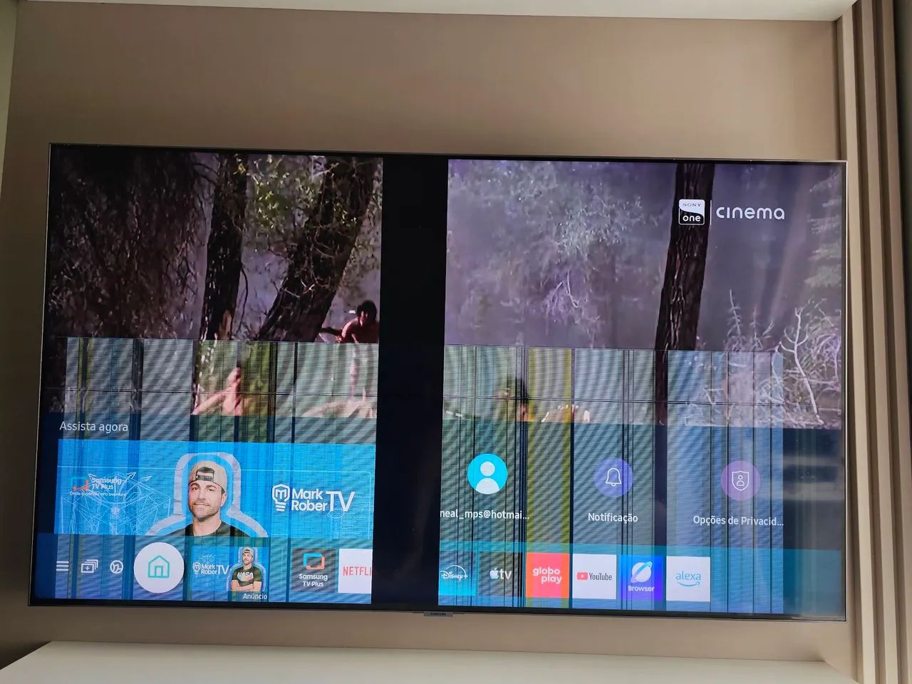 Tv samsung 55"