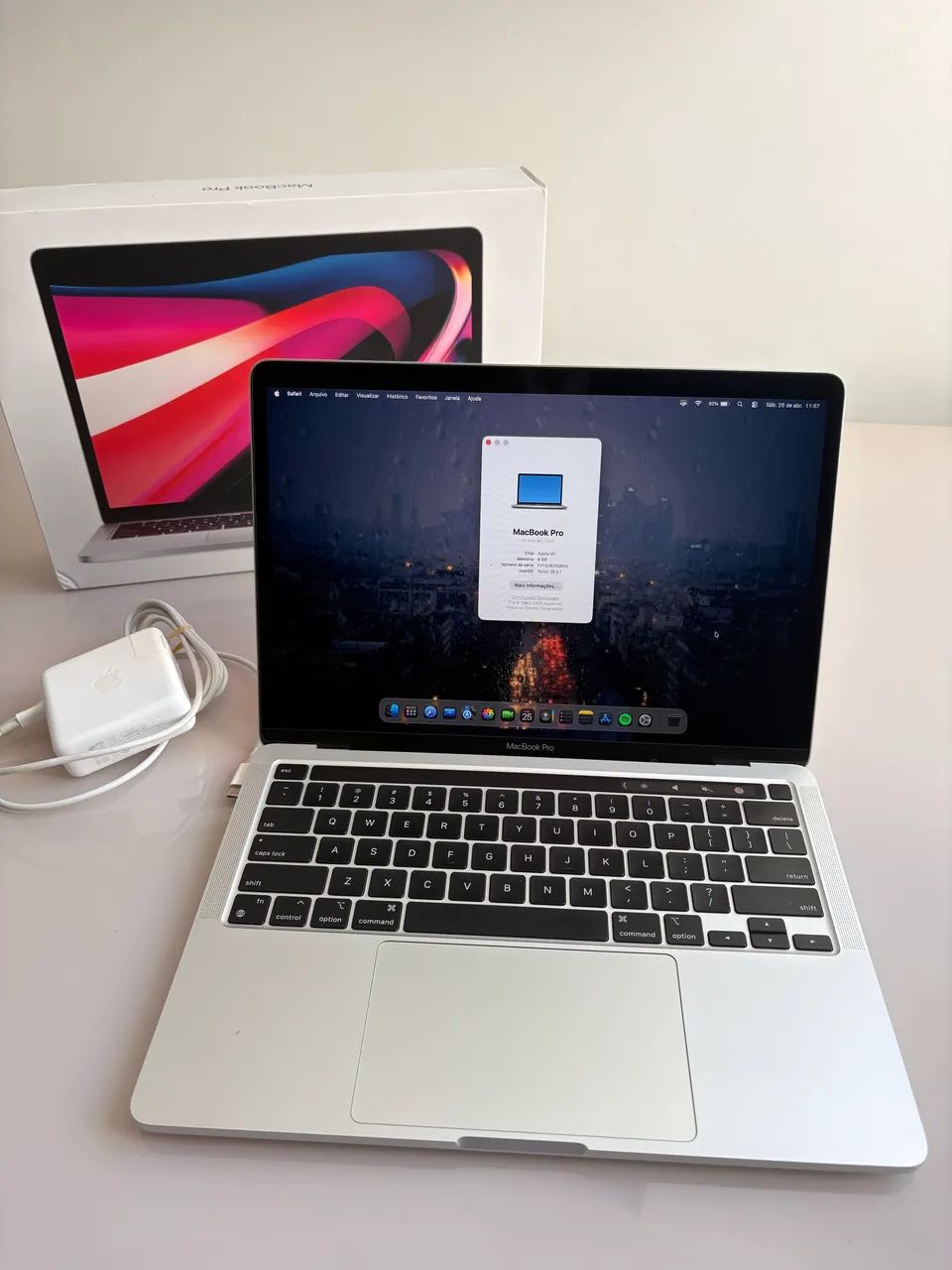 MacBook本体 Apple MacBook Pro M1 2020 OTH Produtos - MacBook Pro 2020, MYD92BZ/A, Chip M1, 13.3'', 8GB