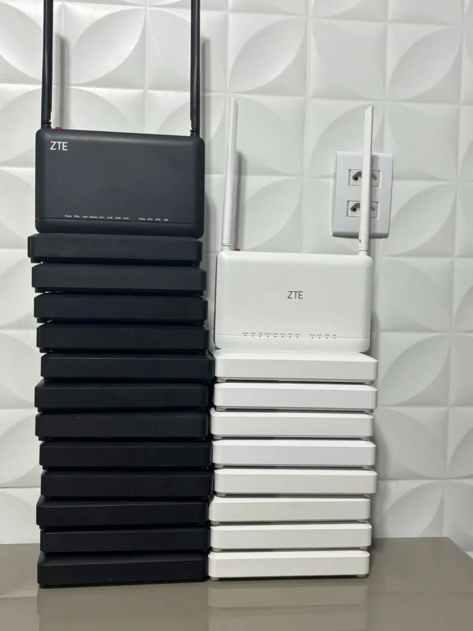 Kit 10 Modem v9 Branca com fonte 