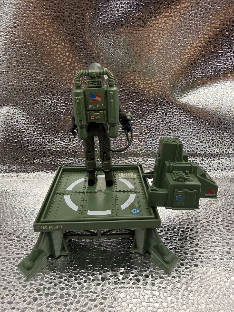 Gi Joe Jump Jet Pack e Grand Slam Laser Silver comandos em ação
