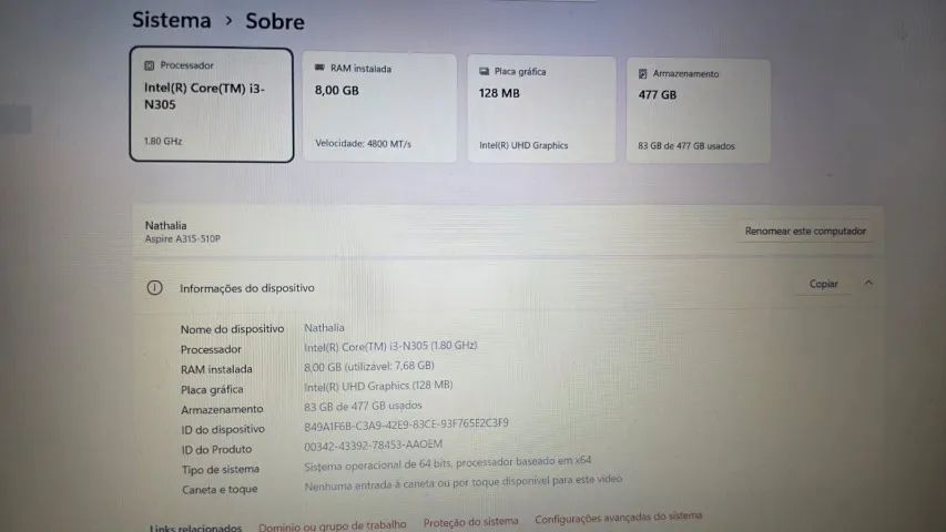 Notebook Acer Aspire 3 15" - Foto 5