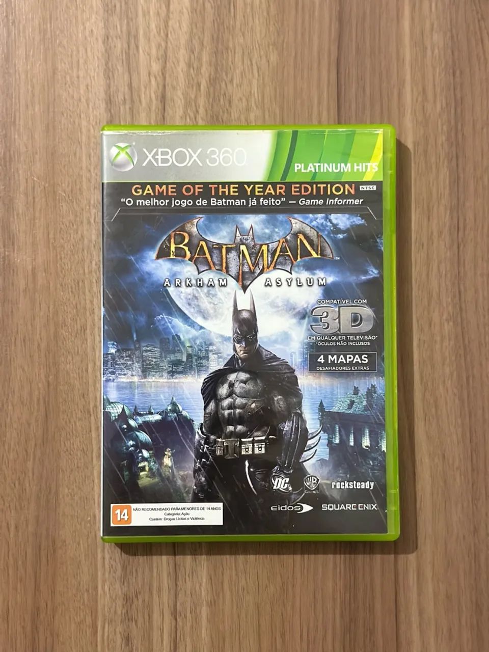 Batman Arkham Asylum GOTY para Xbox 360 (Platinum Hits)
