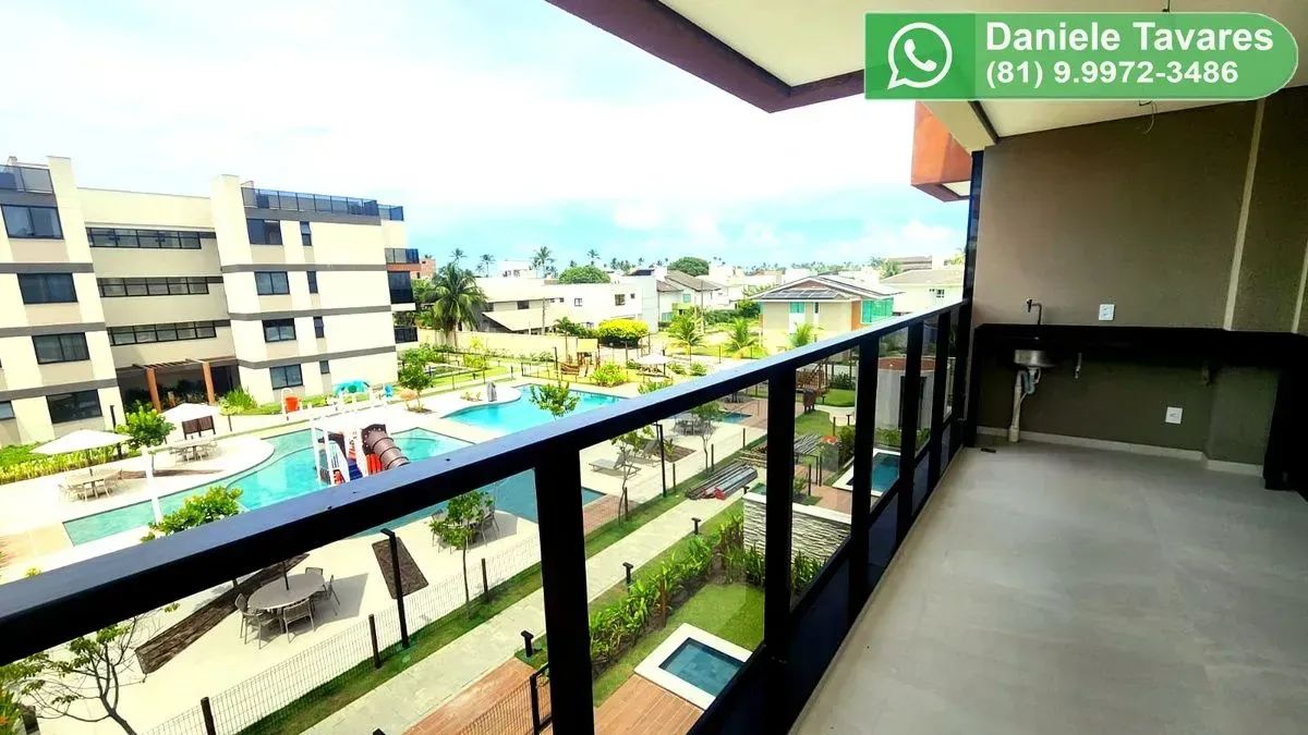 Flat 2 quartos em Muro Alto - Cais Eco Residência