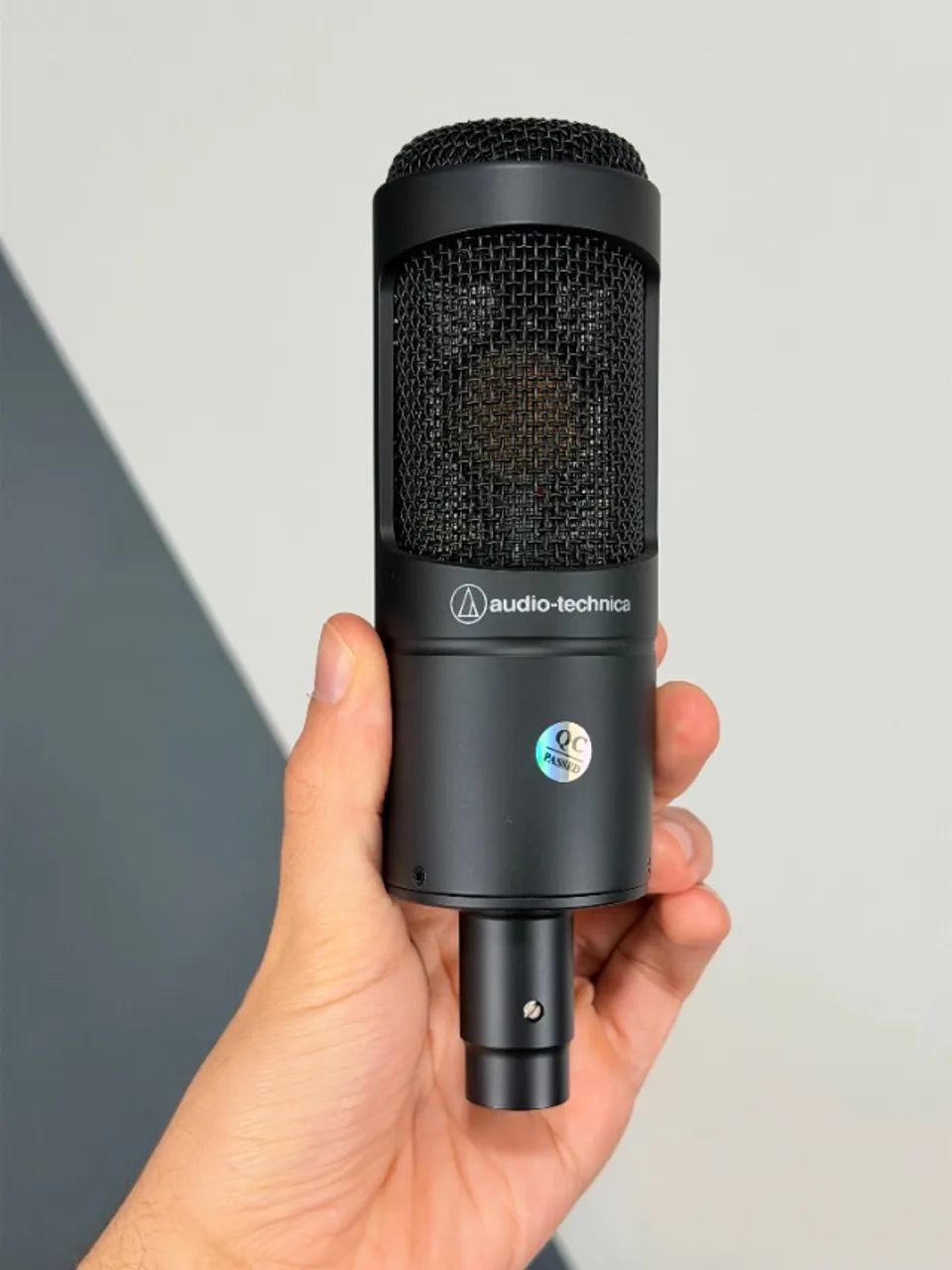 Microfone AT2035 Audio Technica Condensador Cardióide Braço Articulado Arcano Pop Filter - Foto 2