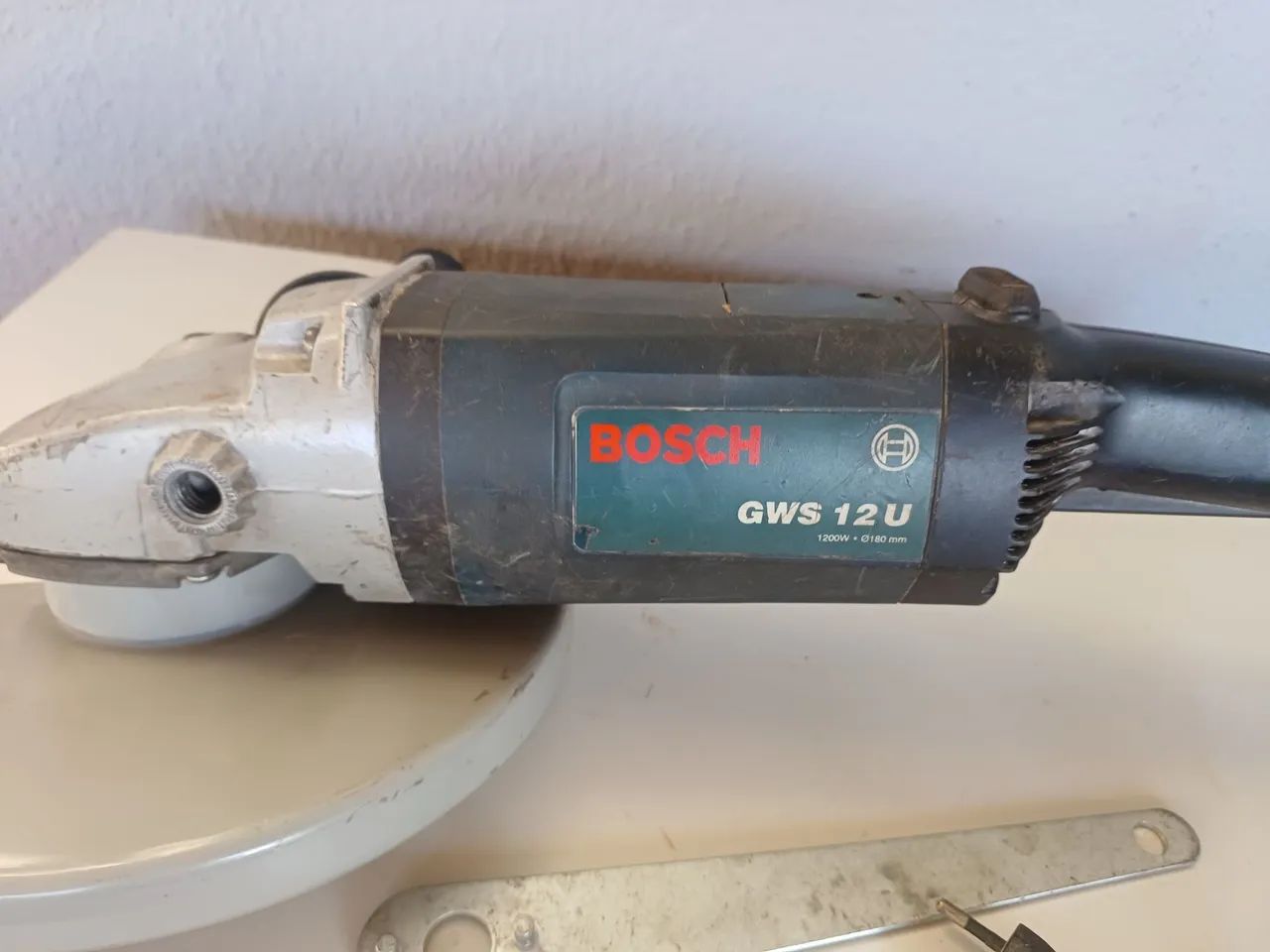 Lixadeira e esmeriladeira bosch original 1200w  - Foto 4