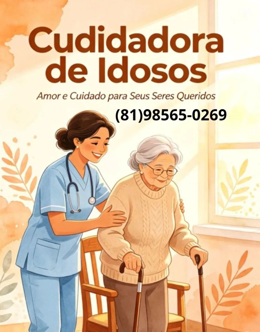 Cuidadora de idoso 