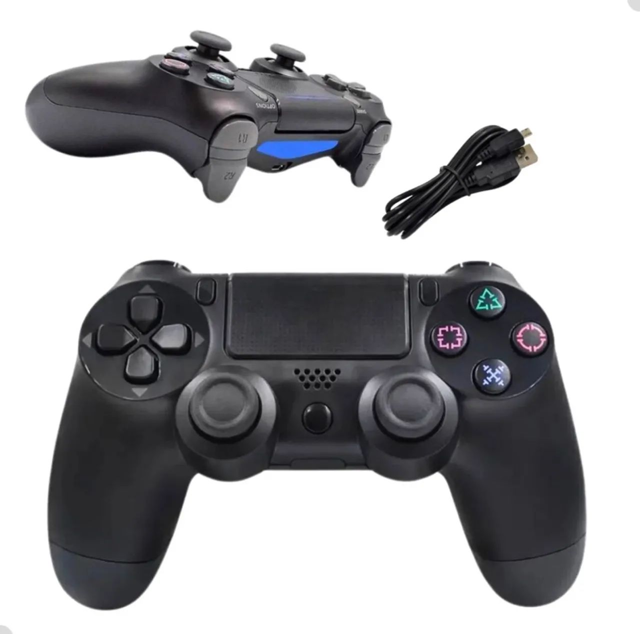 Controle Ps4 DualShock Bluetooth TV PC Notebook. - Foto 2