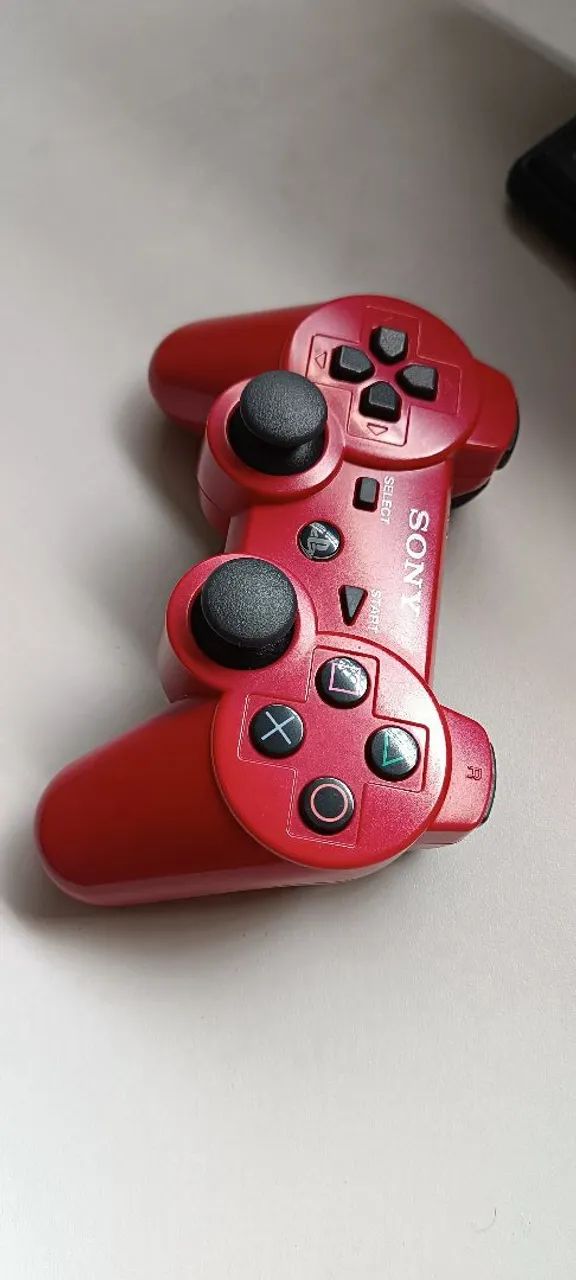 Controle PS3 Vermelho 