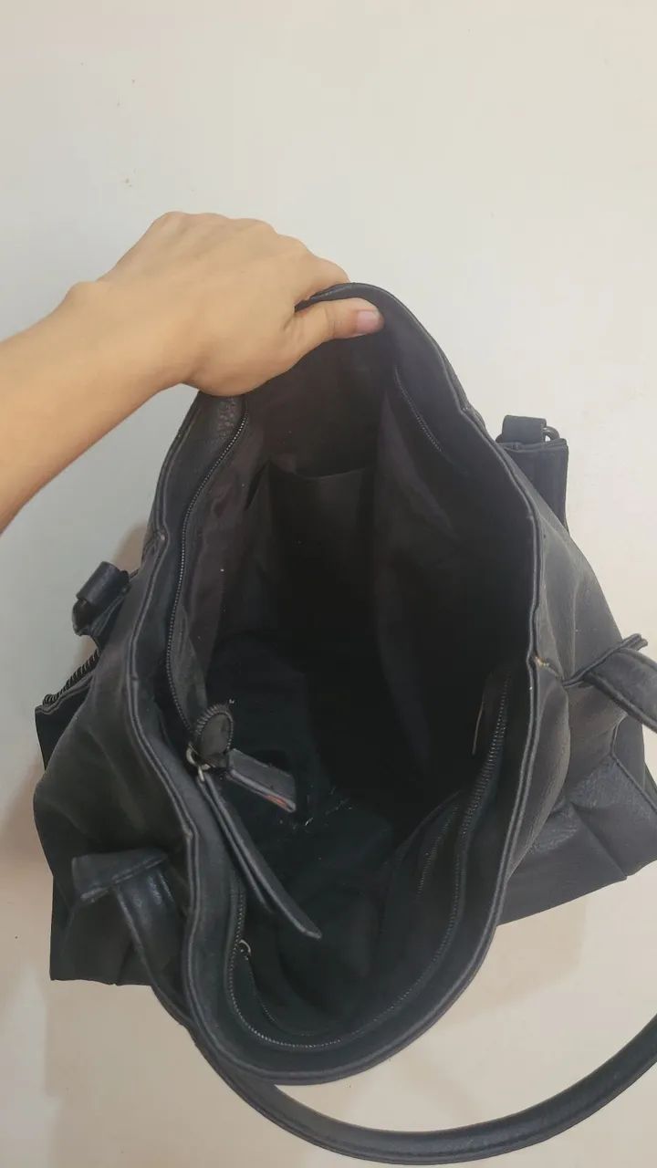 Bolsa grande preta - Foto 3