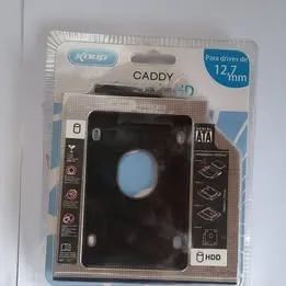 Caddy 12,5" HD/SSD 2,5" p/notebook (segundo hd no lugar do leitor dvd) 