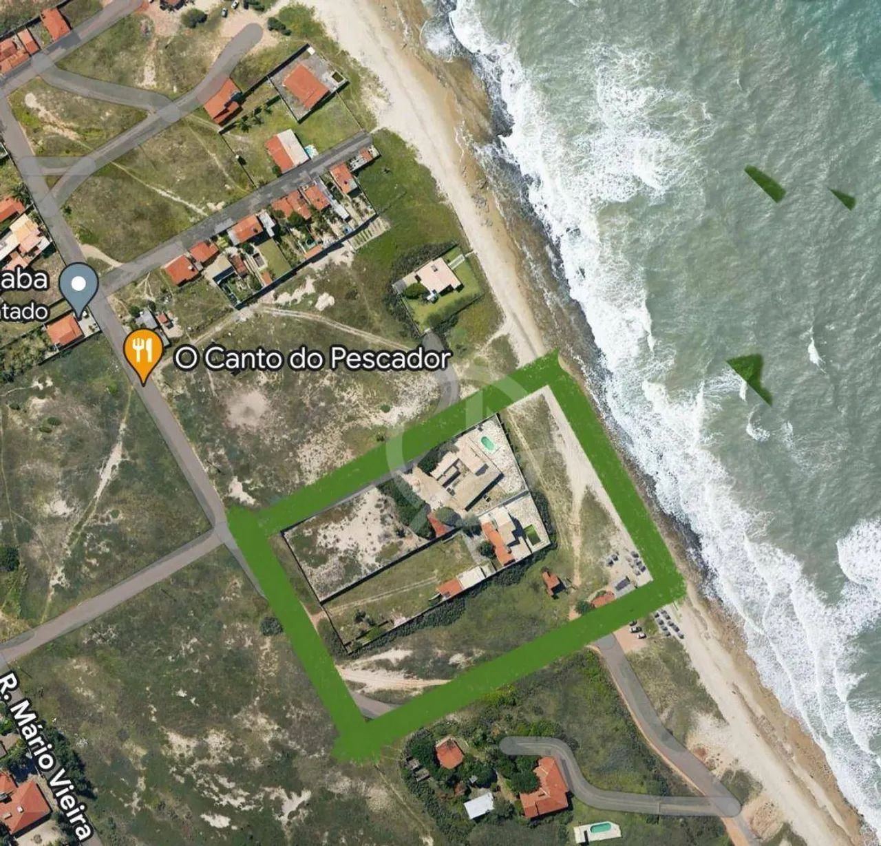 Terreno frente Mar e Pé na areia à venda, 10000 m² por R$ 3.000.000 - Sabiaguaba - Fortale