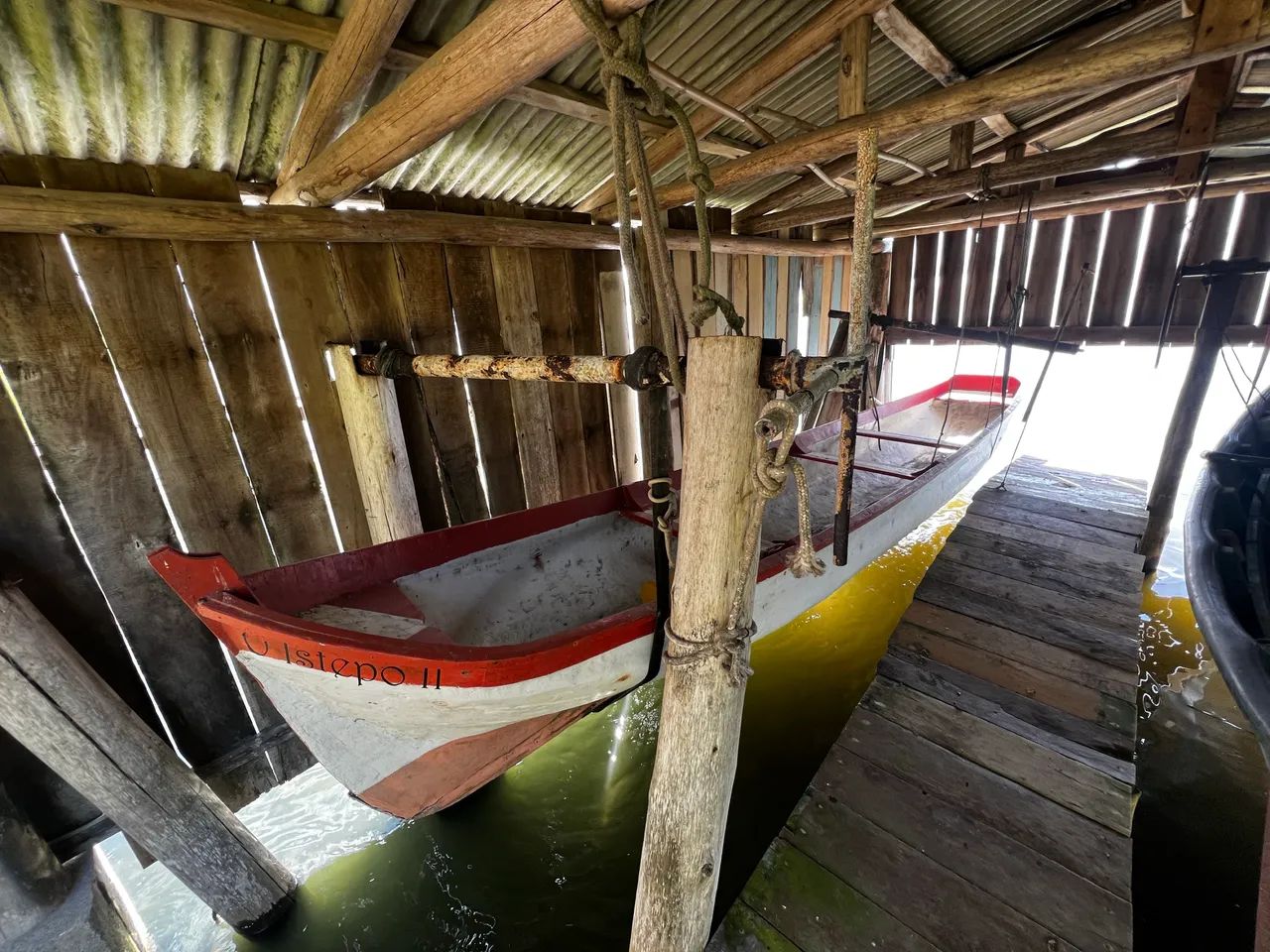 Canoa de madeira  - Foto 2