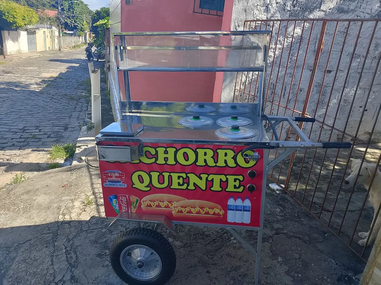 Carrinho de cachorro quente 