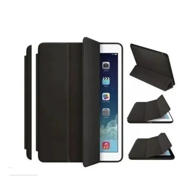 Case Capa ( Compatível com IPad 10 11 Air Mini ) Compartimento para Caneta Pencil - Foto 2