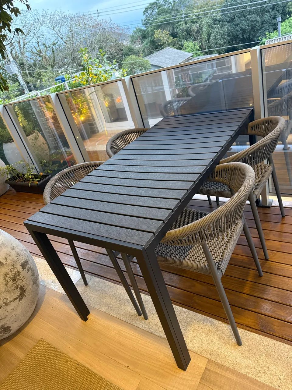 Conjunto de Mesa e cadeiras para área externa Rivatti - Foto 3