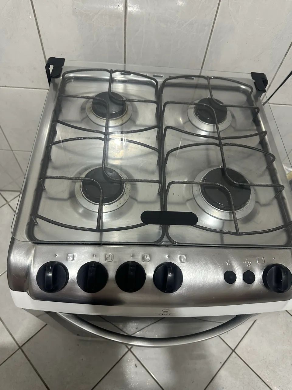 Fogão Electrolux Chef 4 bocas - Tudo funcionando - Foto 5