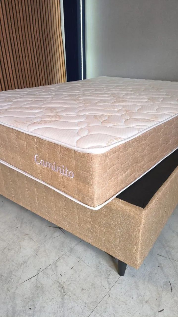 Cama box caminito _ Brinde travesseiros!