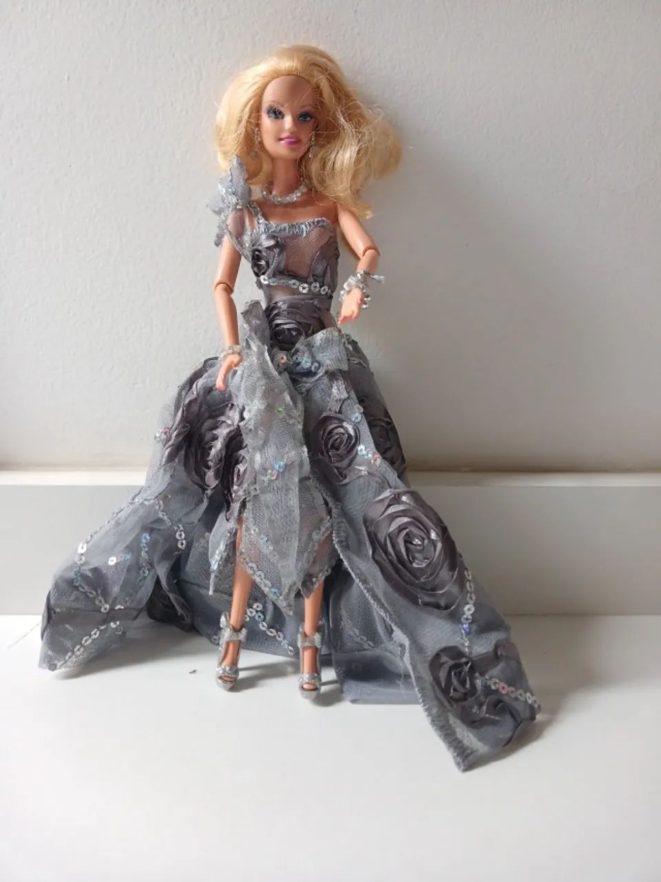 Barbie Festas Vestido Chic Chique Artesanal - Foto 4