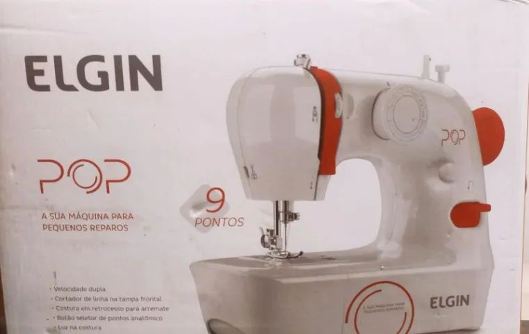 Máquina de Costura Elgin - POP - 9 pontos - Foto 2