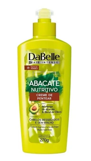 Creme de Pentear Dabelle Abacate Nutritivo Leave-in 270g