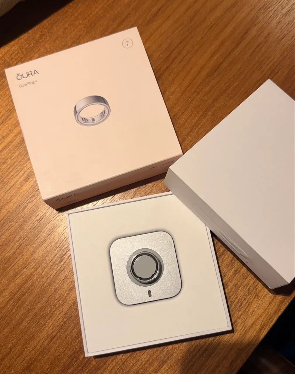Oura Ring Prata Tamanho 7 