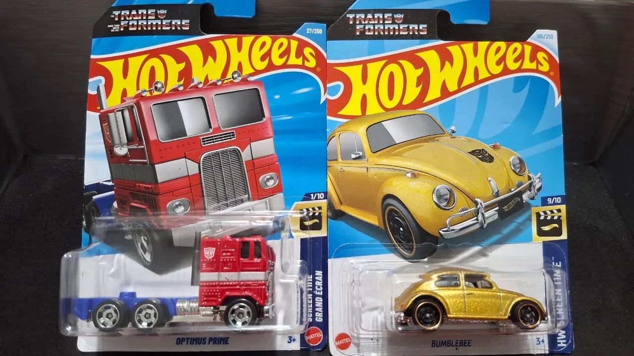Hot Wheels Transformers - Optimus Prime + Bumblebee