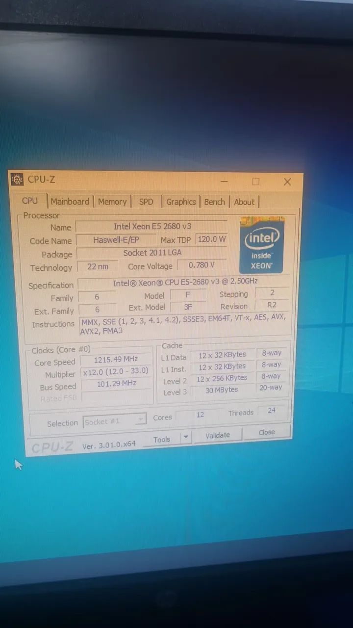 Placa mãe x99 p4 + Xeon E5 2680v3 - Foto 2