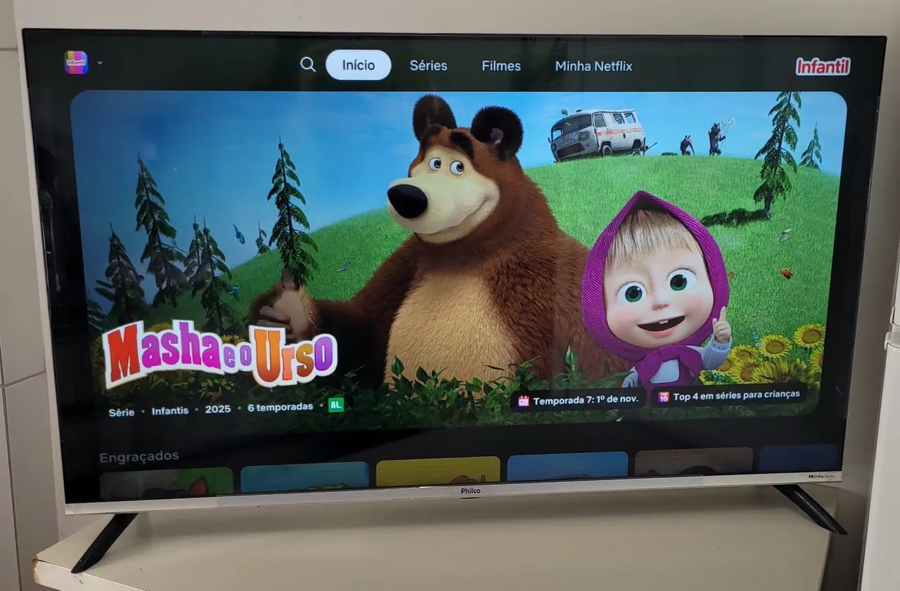 SMART TV PHILCO ANDROID 43" LED FULL HD - Foto 4